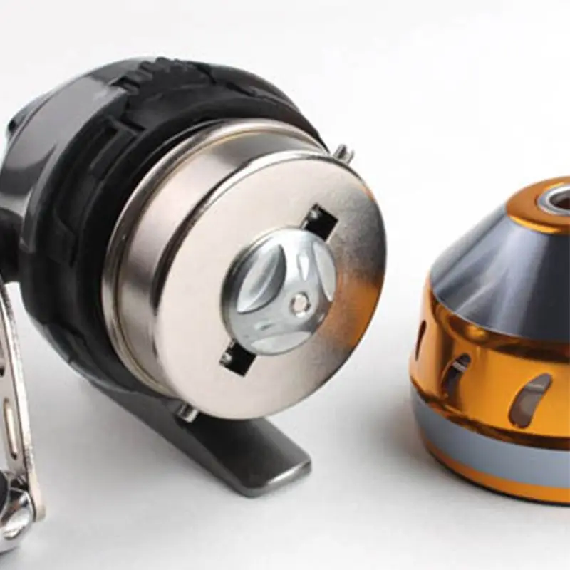 Simple Slingshot Fishing Reel Spinning Hand Wheel 2 BB Catapult Outdoor Hunting Closed Fishing Wheels