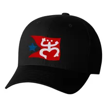 Напечатанный Taino Coqui лягушка с флагом, пуерто-Рико, PR Национальный символ бейсбольные кепки регулируемые