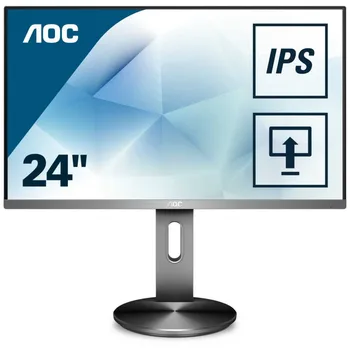 

LCD Monitors AOC I2490PXQUBT PC peripherals computer game monitor FHD MVA 23.8'' 1920х1080(FHD) IPS 250cd m2 H178° V178° 100M:1 4ms