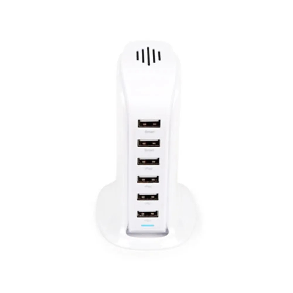 5 Port USB Charger HUB Multi USB Charging Station Dock Universal Mobile Phone Desktop Wall Home UK Plug