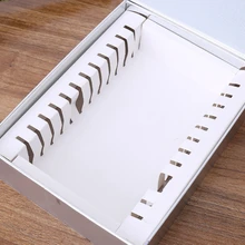 Крафт-бумага картонный ящик коробка с ручкой упаковка на заказ плоская складная картонная коробка Подарочная коробка- DH10251