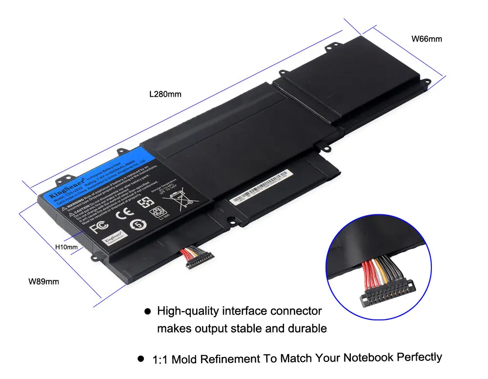 u38n, ux32, ux32v, ux32a, ux32vd, 7.4v, 6520mah
