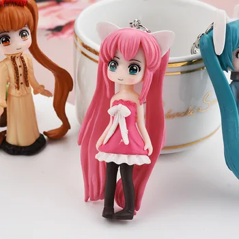 

6 Styles Anime Action Figure Sailor Moon Tsukino Usagi Keychain Pendant Cute Cartoon PVC Keyring Bags Trinket Xmas Holder Gift