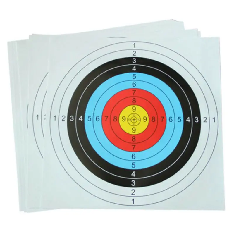 60X60 см стрельба обучение лук и стрелы бумага для мишени (упаковка 10 упаковок) пейнтбол аксессуары