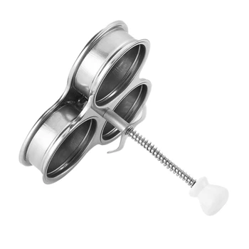 

1PC Stainless Steel Egg Cooker Non-Stick Egg Cooker Boiled Baking Kitchen Tools Pancake Machine Kitchen Steamer Cooker