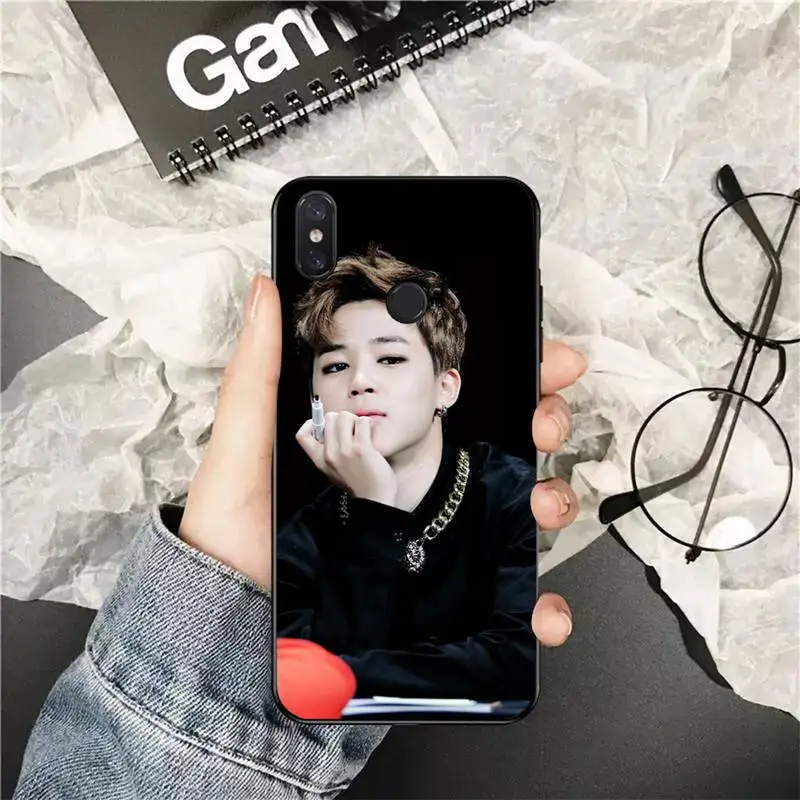 YNDFCNB Park Jimin Kpop Soft Phone Case Cover for Xiaomi Redmi 5 5Plus 6 6A 4X 7 7A 8 8A 9 Note 5 5A 6 7 8 8Pro 8T 9 best phone cases for xiaomi