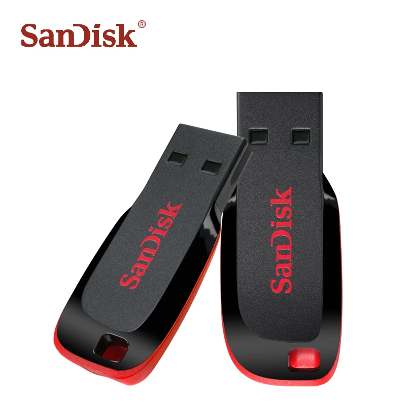 SanDisk USB флэш-накопитель CZ50 USB 2,0 флэш-накопитель 128 ГБ Флешка 64 Гб U диск флэш-памяти 16 ГБ 32 ГБ