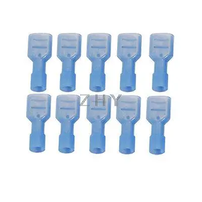 

FDFN 2-250 AWG 16-14 Blue Nylon Fully Insulated Female Terminals 10 Pcs