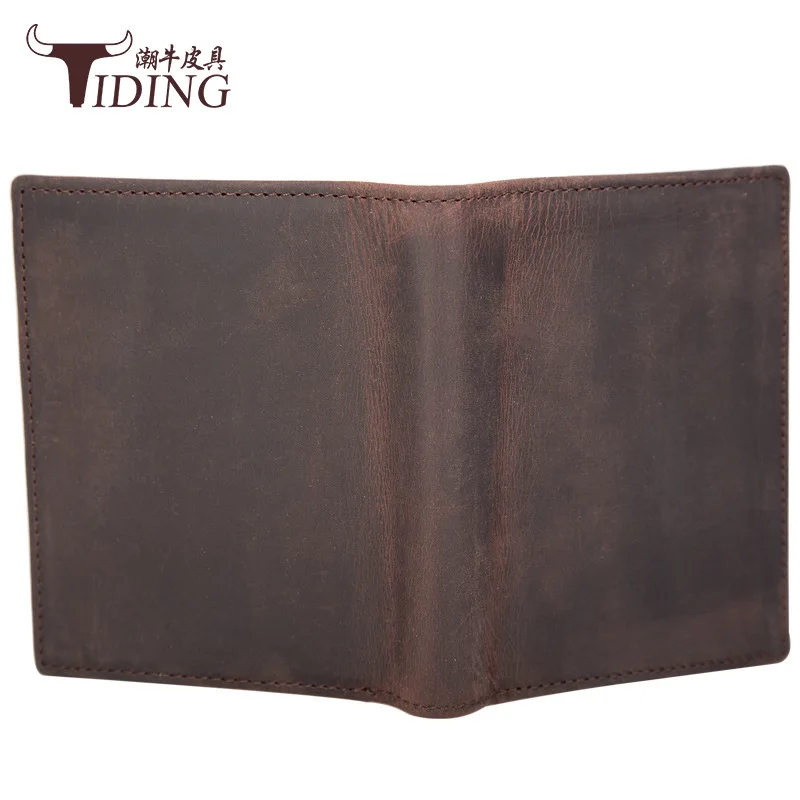 

Tiding New Style Leather Wallet Anti-RFID Fraudulent Fashion Casual Short MEN'S Wallet Large Capacity Wallet