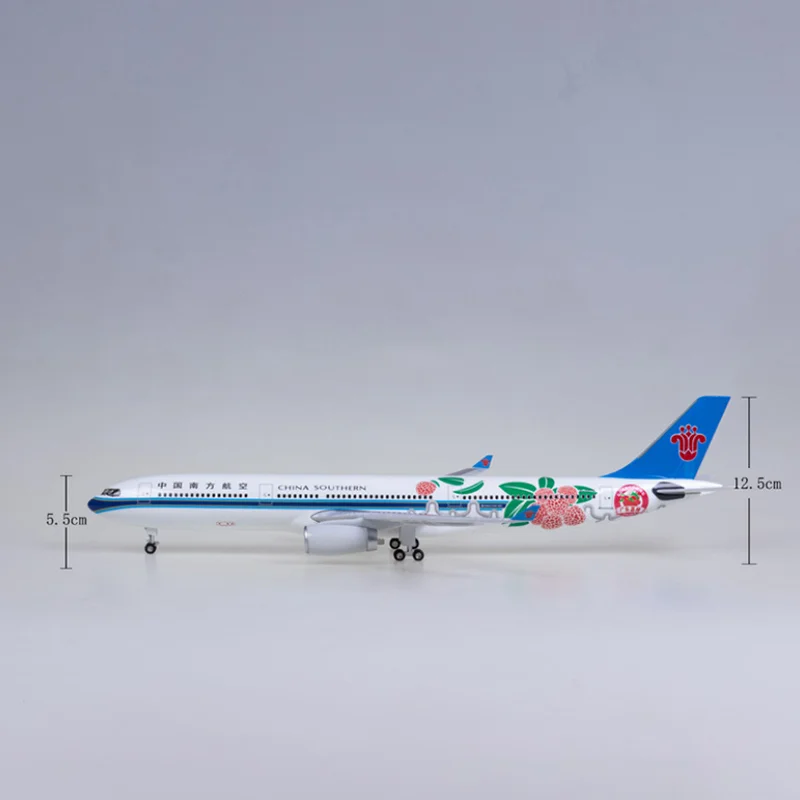 

47 см 1:135 масштаб China SOUTHERN Airlines Airway 330 Модель A330 AIR W Base Wheel Lights Смола самолет игрушка