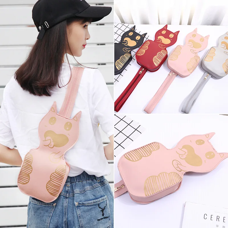 

WOMEN'S Fashion Handbag 2019 Japanese Korean Cool Chest Pack Sweet WOMEN'S Bag Casual Backpack Small Bookbag Shoulder Fresh Mobi