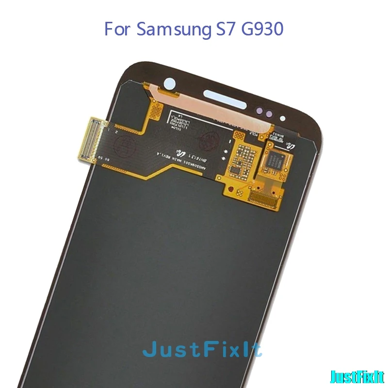 Для SAMSUNG GALAXY S7 G930F g930 g930FD горящий в тени ЖК-дисплей сенсорный экран дигитайзер с рамкой Super Amoled