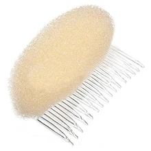 Beige Hair Styler Volume Bouffant Beehive Shaper Bumpits Bump Foam
