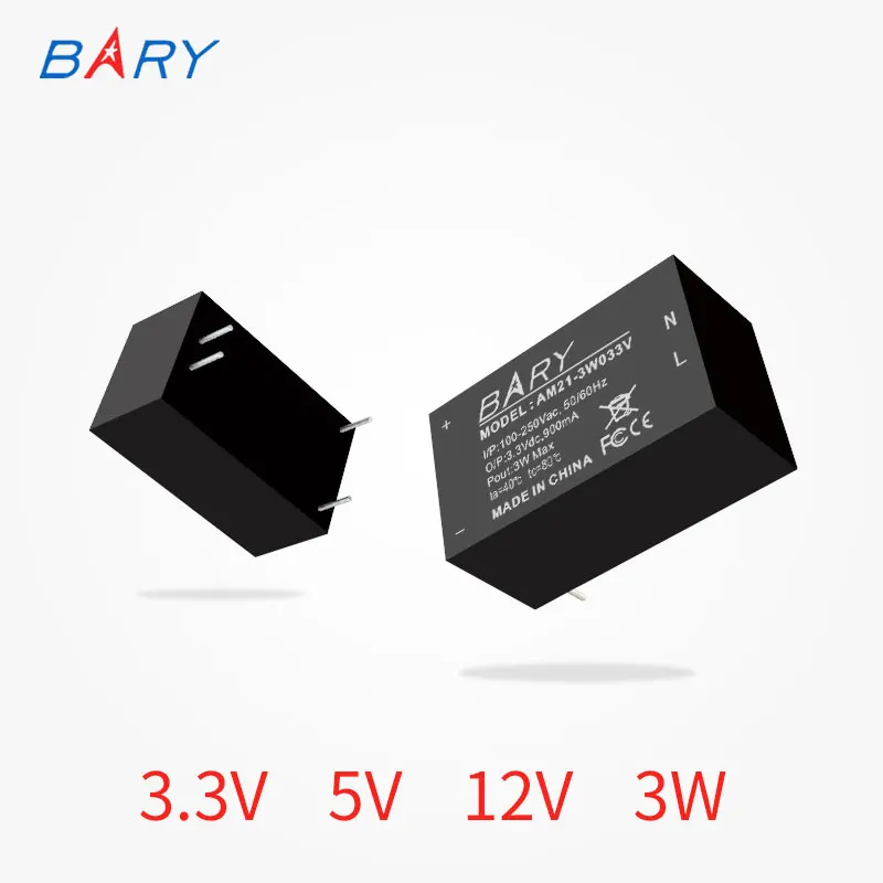 

AC-DC Buck Module | 110V~ 220V To 3.3V 5V 9V 12V 24V | 3W | Switch Power Supply Module | Isolated Module | Industrial control