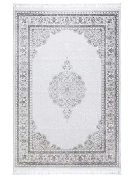 

Quantity Surveying Lounge 7 'x 10' Viscose White/Brown Area Rug