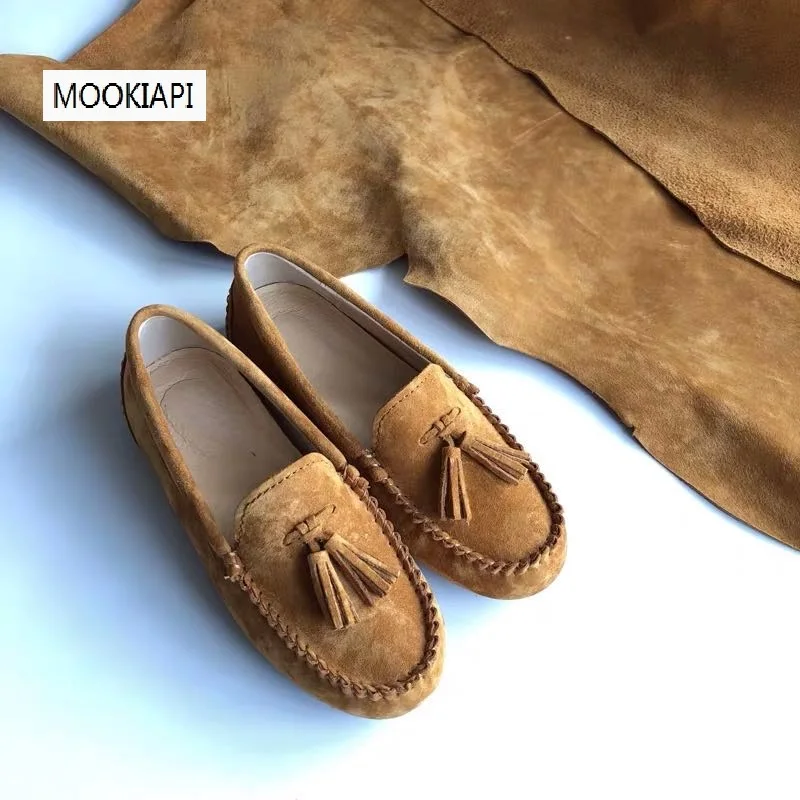 Chinese Brand Women's Shoes 100% Real Leather Classic Women's Loafers Women Flats Shoes Summer women shoes
