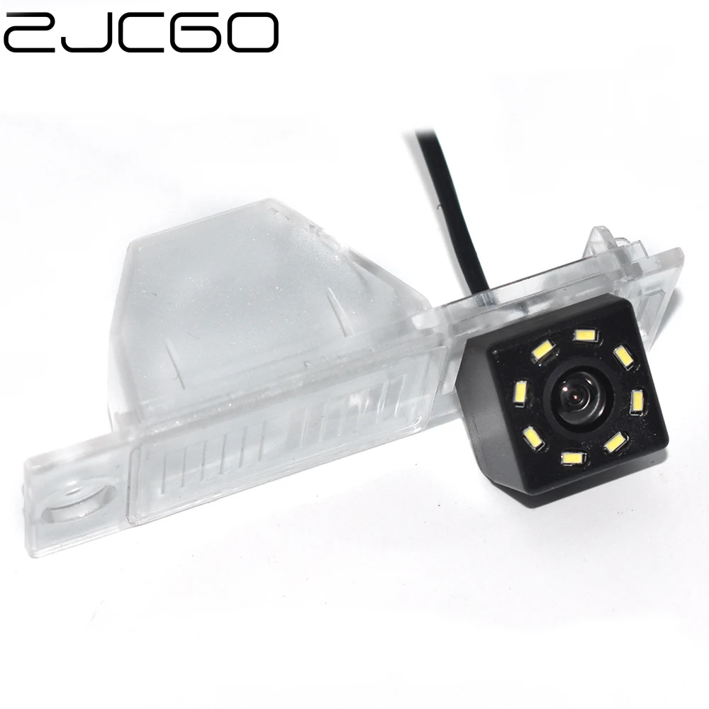 ZJCGO CCD HD Автомобильная камера заднего вида для парковки ночного видения Водонепроницаемая камера для hyundai ix35 Tucson ix TL 2010 - Название цвета: 8-LED