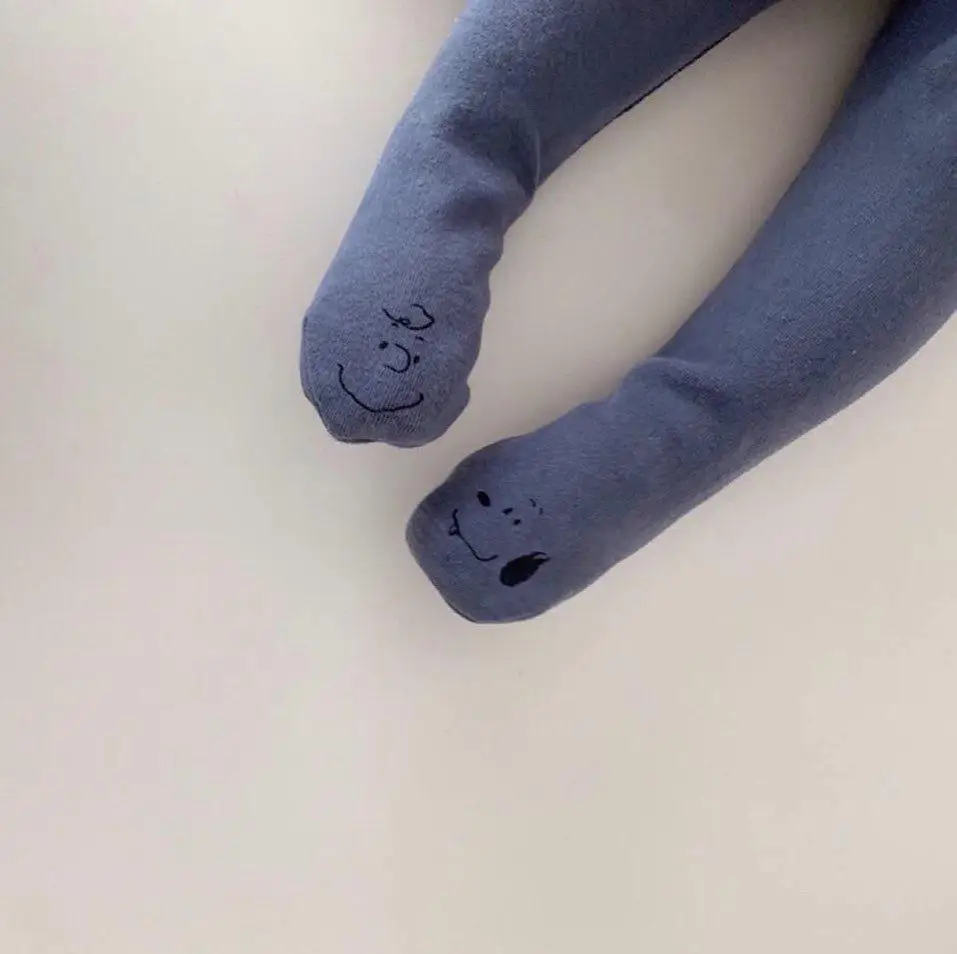 Children Girl Tights Pantyhose Thicken Kid Baby Children Girls Tights Pantyhose Cotton Girls Tights Pantyhose - Цвет: dark blue