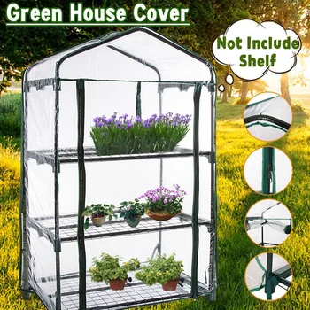 

PVC Garden Greenhouse Plants Cover Plant Flower Cover 3 Floors No frame Green Plant Greenhouses Plastic Mini Garden Warm Room
