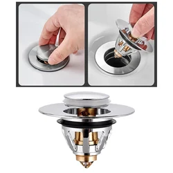 Filtre de vidange universel pour salle de bain, filtre intégré, filtre de vidange 