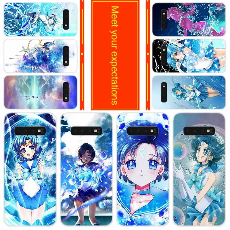 Чехол для телефона Samsung Galaxy S20 S11 S10 S9 S8 Plus чехол S7 s6 Edge s10e S10lite Fe 5G Uitra anime girl with water