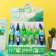 

2022 New Children's Automatic Pencil Cute Cartoon Dinosaur Series 0.5mm Active Pencil No-sharpen Press Pencils Kawaii Stationery