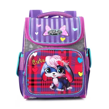 

Children Orthopedic School Backpack For Girls 3D Folding Primary School Bags Kids Satchel Knapsack Girl Mochila Infantil