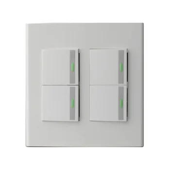 

Switch panel four double control fluorescent switch