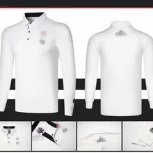 Новинка, одежда для гольфа, мужская спортивная одежда, футболка с длинными рукавами, Весенняя и осенняя Повседневная Толстовка