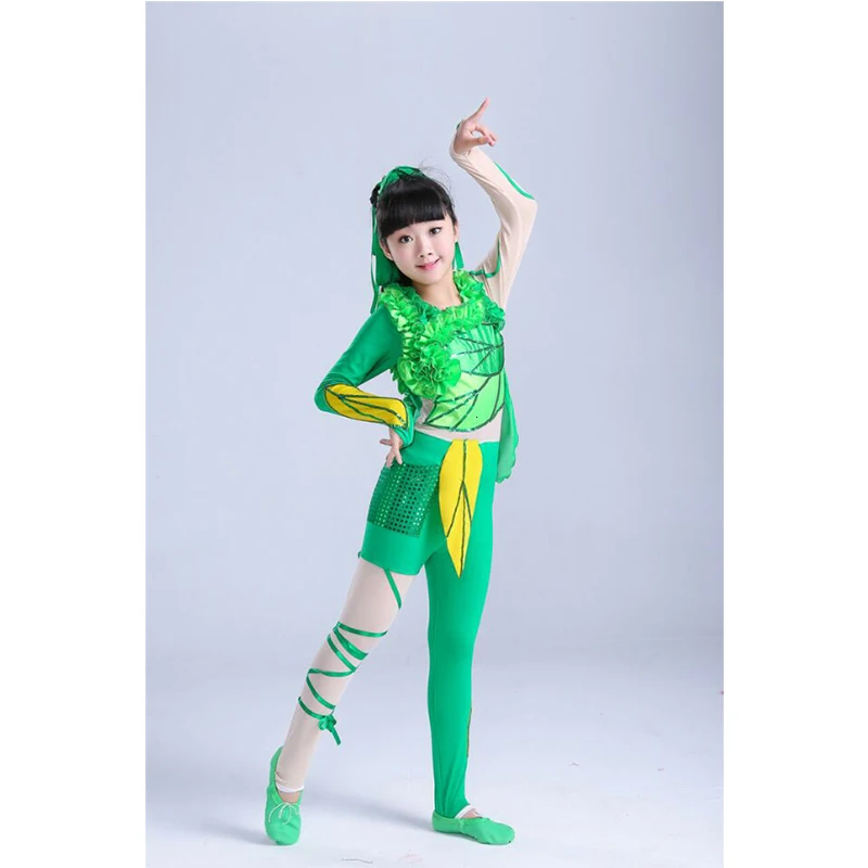 Songyuexia/детская одежда для шоу травы; детская Одежда для танцев; одежда для шоу