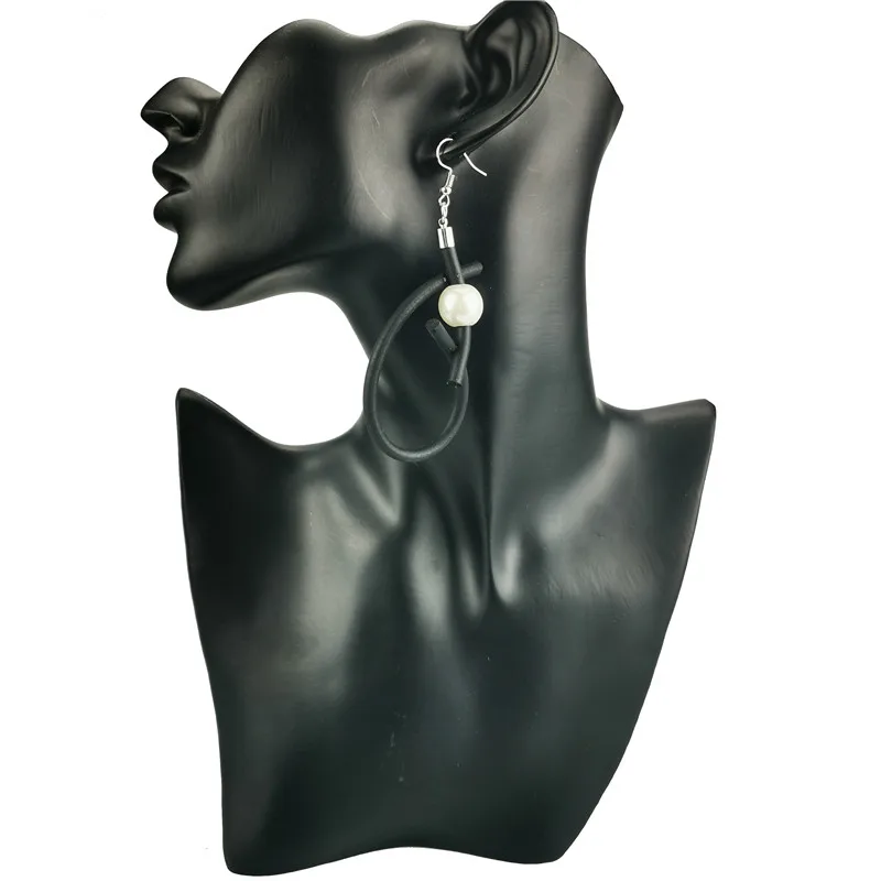 UKEBAY New Designer Original Handmade Jewelry Women Drop Earrings Pearl Jewelry Geometrice Strange A Pair Of Earrings Gift Wife