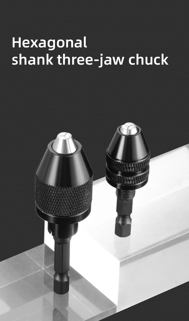 Drill Chuck Keyless Screwdriver Impact Driver Adaptor Electric Micro Motor Clamp Mini Chuck Fixture Hex Shank Drill Bits Adapter Drill Chuck Keyless Screwdriver Impact Driver Adaptor Electric Micro Motor Clamp Mini Chuck Fixture Hex Shank Drill Bits Adapter