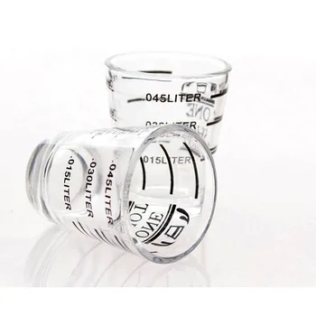 

45ml Glass Measuring Cup for Espresso Cocktail Modulating Tool Kitchen Dining & Bar Accessories Espresso Shot Milk Coffee Cup