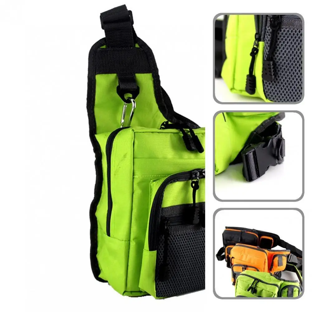 Angling Bag Easily Carry Fishing Bag 3 Colors Large Capacity Versatile