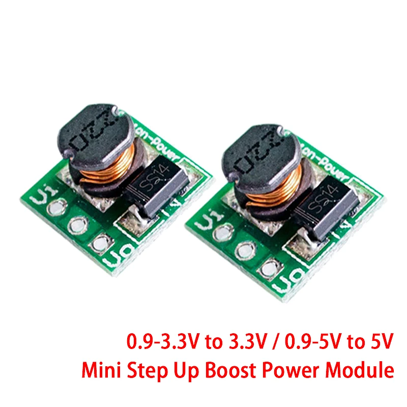 5pcs DC-DC 0.9-3.3V to 3.3V 500mA 0.9-5V 5V Mini Step Up Boost Power Module DC For Arduino Voltage Converter | Электронные
