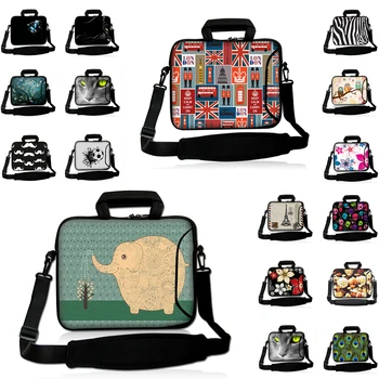 

Neoprene Laptop Messenger Briefcase 10 12 13 14 15 17 inch Notebook Chromebook Shoulder Case For Chuwi LapBook Pro 14.1 Acer MSI