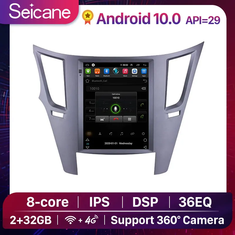 US $166.40 Seicane 97 Inch Android 100 Car Multimedia Player For 20102014 Subaru Outback GPS Navigation 232GB DSP IPS 4G WIFI Stereo