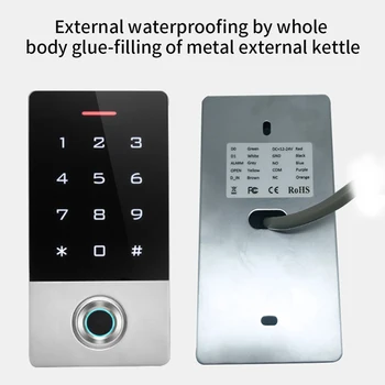 

Waterproof Cards Door Access Controller Password Fingerprint 10000 Users Security Entry Metal Lock System Electronic Outdoor