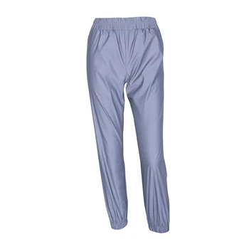 

Autumn Winte Solid Color Elastic Waist Reflective Women Nine Pants Warm Harem Trousers Loose High Waist Casual Pant Female