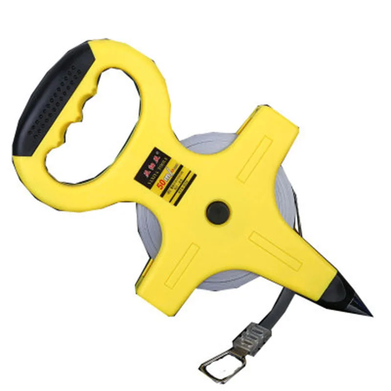 30M 50M Retractable Metric Tape Open Reel Long Steel Measure Measuring Ruler Woodworking Tools | Инструменты