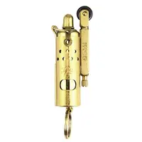 Genuine IMCO Brass Copper Trenches Metal Refueling Lighter Personal Retro Windproof Old Gasoline Lighter 2