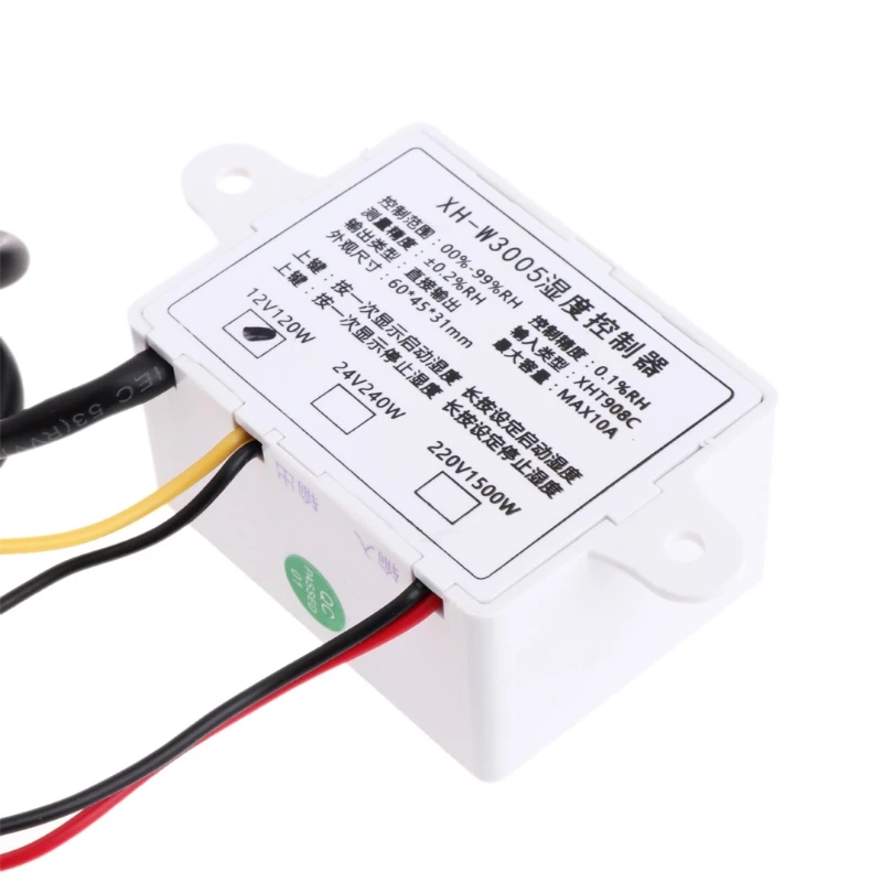 12 V-220 V Цифровой Управление влажностью Управление; выключатель гигростат датчик гигрометра