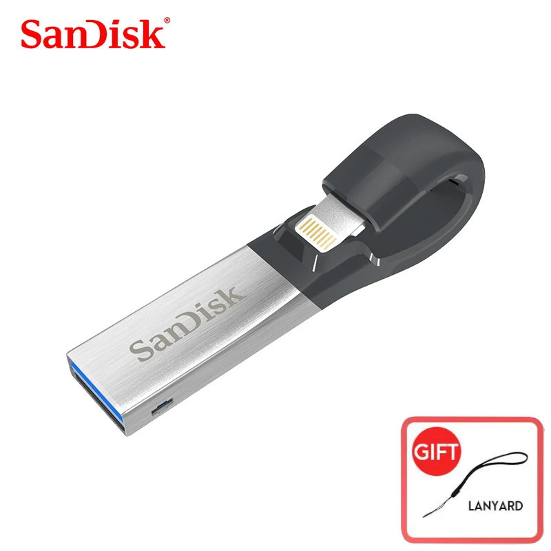US $36.40 SanDisk100 Pen Drive 32GB USB Flash Drive 64gb USB 30 OTG Lightning Memory Stick Mini Pendrives For Iphone Ipad And PC 128GB