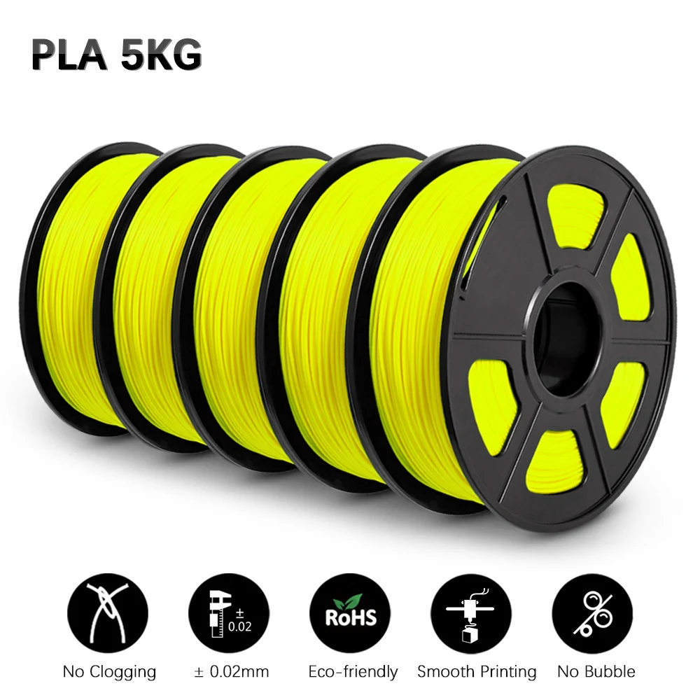 SUNLU PLA Filament 1.75mm 5 Rolls Of 3D Printer Filaments to PLA 3D Printing Materials 5pcs/set 3d Filament PLA PLUS bulk pla filament 3D Printing Materials