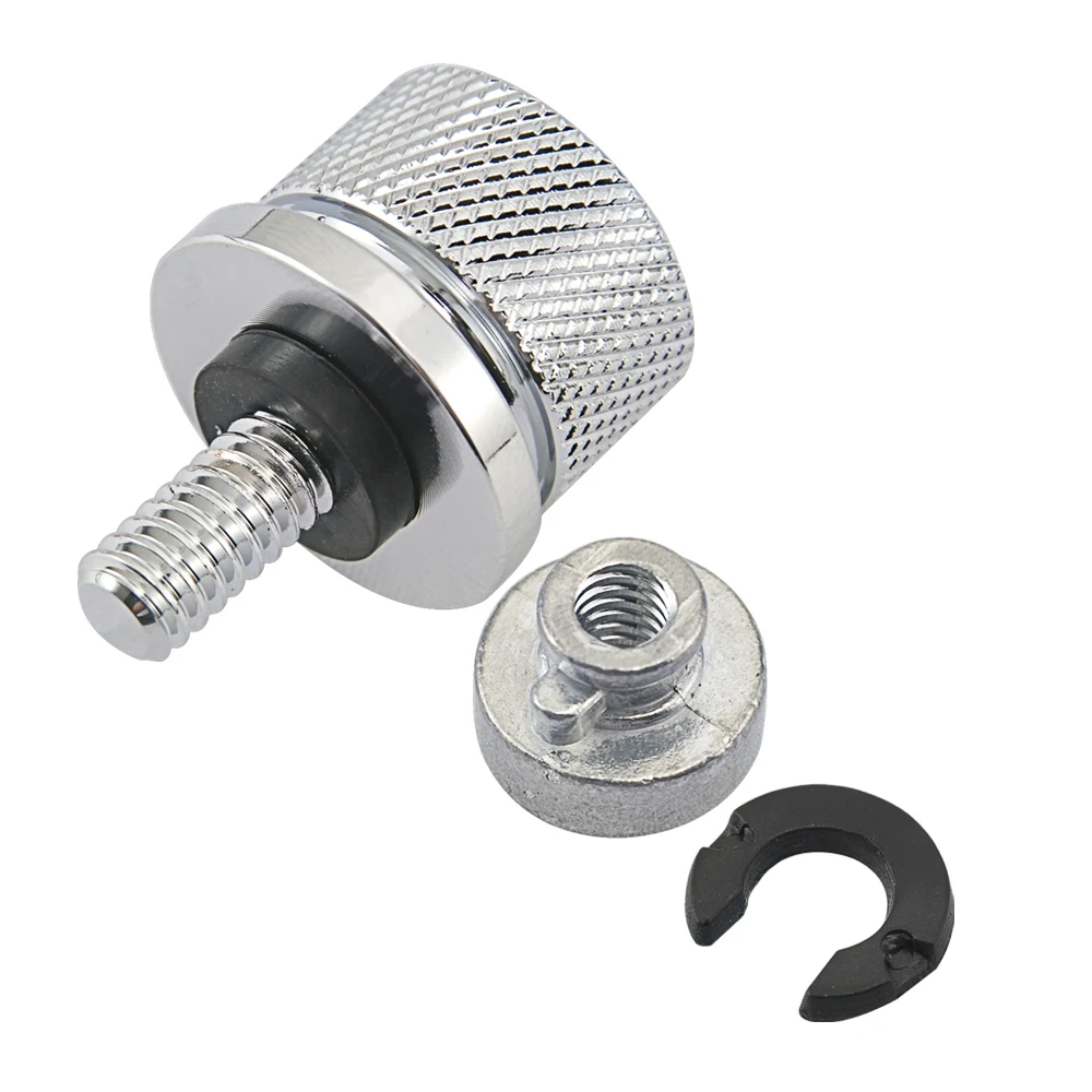 Chrome Bolt Nut Заднее сиденье мотоцикла болт крыло комплекты винтов для Harley Sportster Dyna Softail Touring Custom Chopper Bobber - Цвет: Chrome Bolt Nut