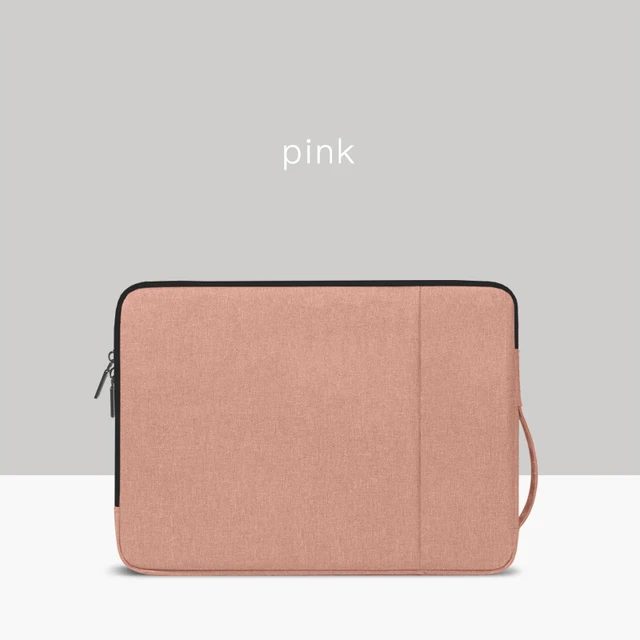 Laptop Case Waterproof Notebook Sleeve 13.3 14 15 15.6 inch For Macbook M1 Air Pro HP Acer Xiami Huawei Lenovo Laptop bag cover PINK