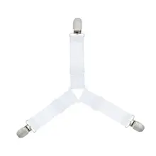 4 шт. Треугольники простыня зажимы 3-сторонний настраиваемый матрас держатель крепежа зажимы для подтяжек ремни DXAD