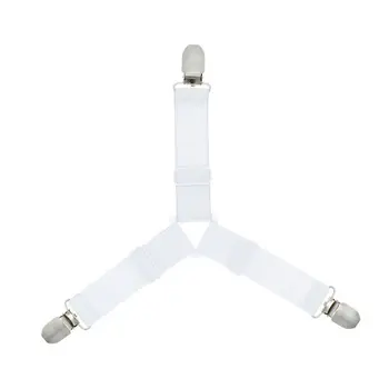 

4pcs Triangle Bed Sheet Clips 3-Way Adjustable Mattress Holder Fastener Grippers Suspender Straps DXAD