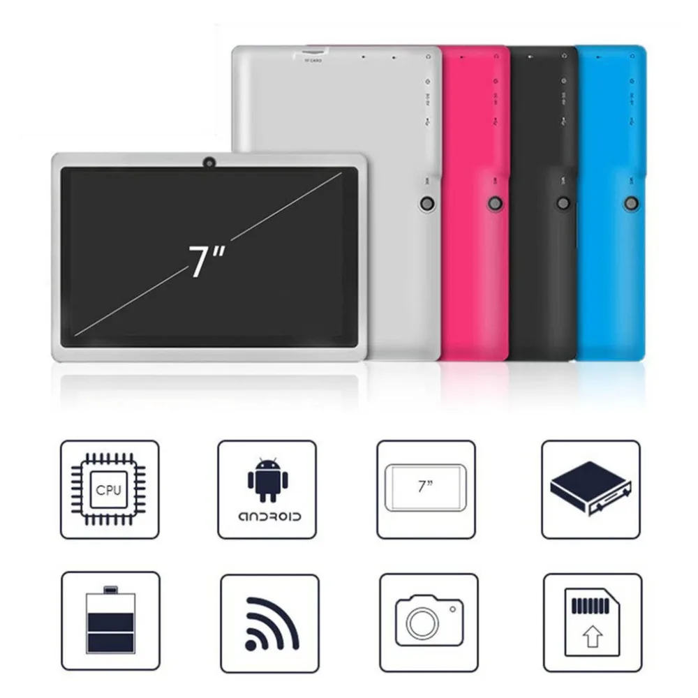 

7 Inch Quad Core 800*480 WIFI Dual Cameras Tablet PC For Android 512M Ram +8G Rom Support TF Card