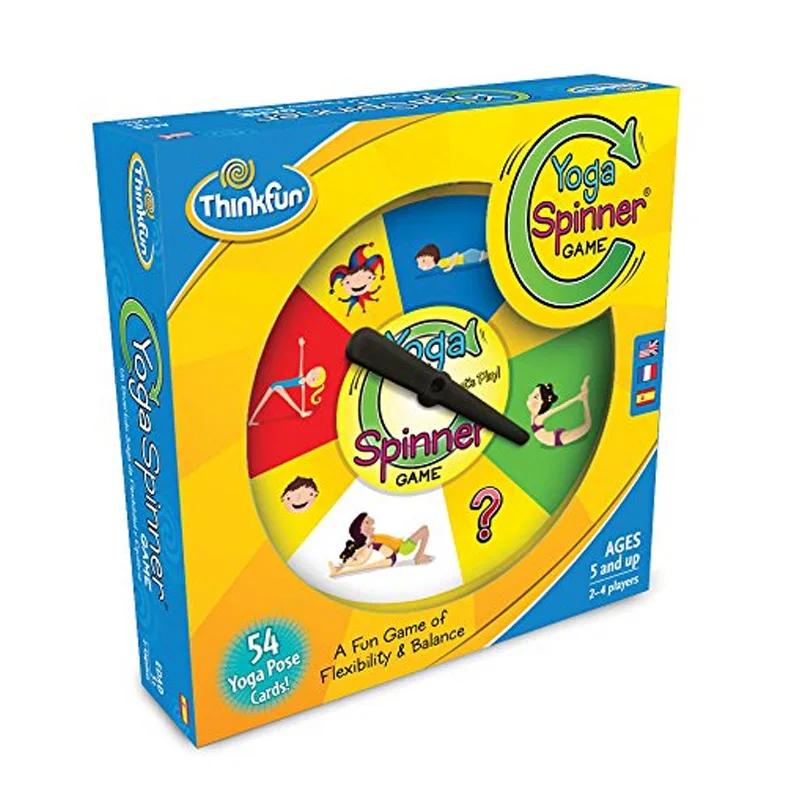 

ThinkFun Yoga Rotary Table Children Game Family Card Class Toy yogaspinner Educational Board Game